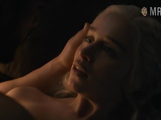 Jon Snow's butt and literal Emilia Clarke